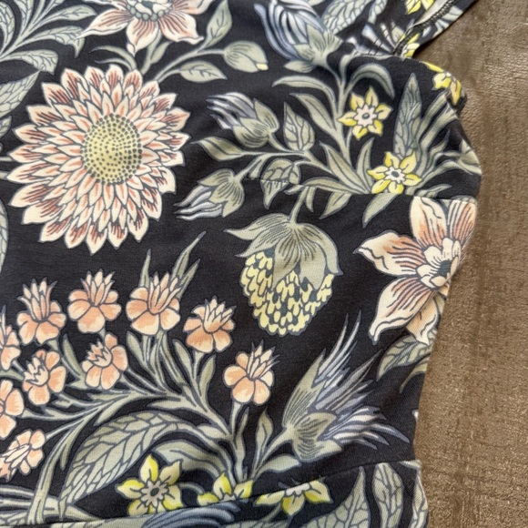 NWT LOFT Navy Floral Mini Dress MP - Picture 12 of 15